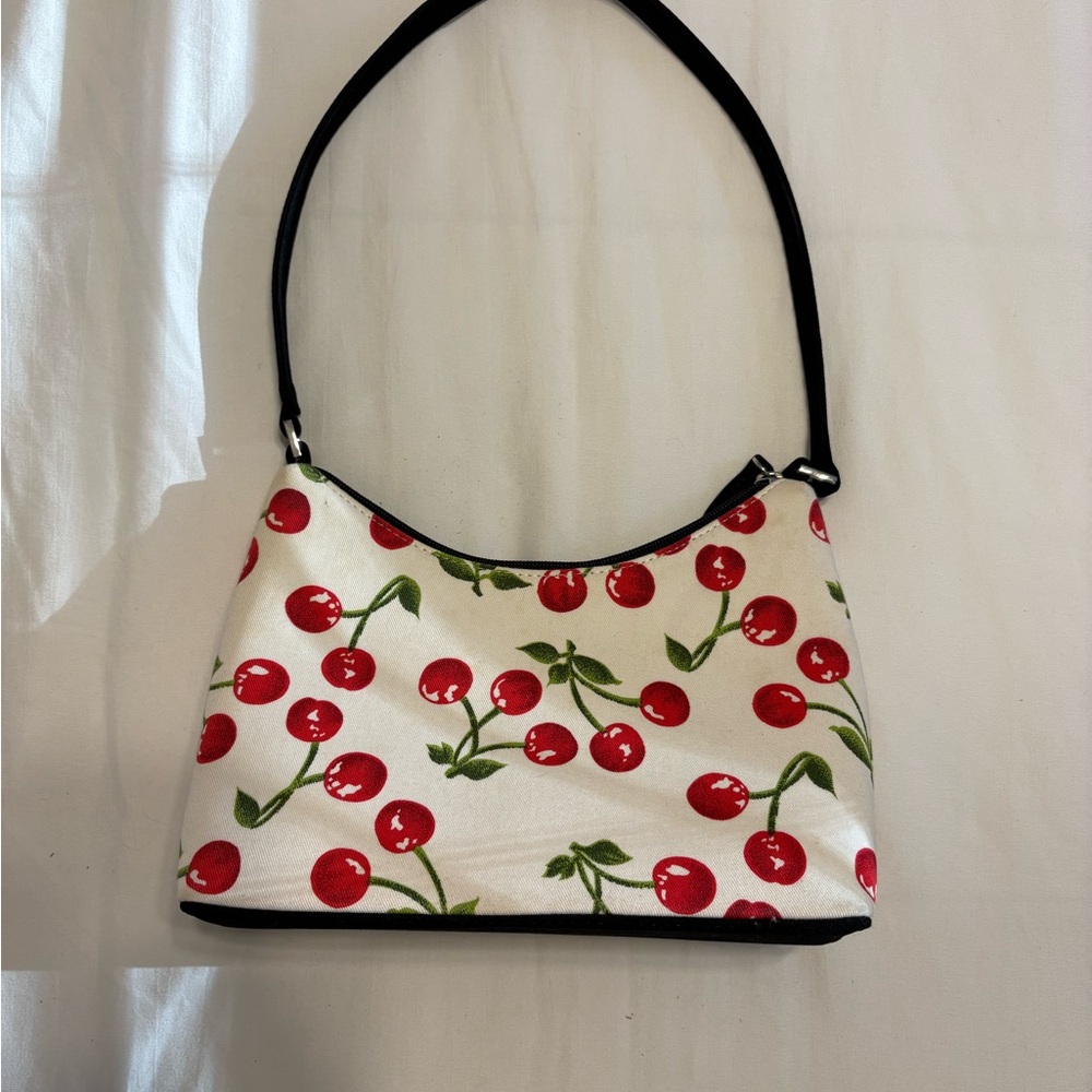 Cherry Print Shoulder Bag